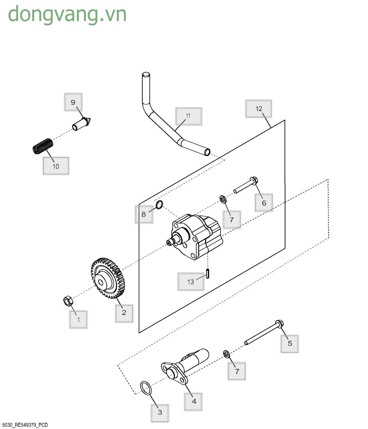 5030 Engine Oil Pump - ST754140